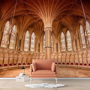 Wall Murals for Bedroom Beautiful Great Church Removable Wallpaper Peel and Stick Wall Stickers - 66x96 inches