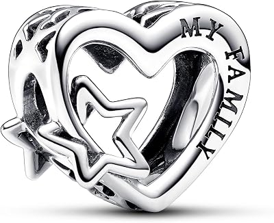 Ciondolo in argento Sterling Moments a forma di cuore