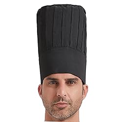 Hyzrz Chef Tall Hat Unisex Adjustable Elastic Baker