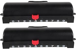 Ciieeo 2pcs Air Hockey Table Score Keepers, Plastic Replacement Parts for Tabletop Ice Hockey Games, Universal Scoreboard Cou