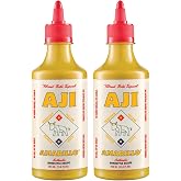 Aji Amarillo Peruvian Hot Sauce - Authentic Yellow Chili Sauce Made w/Aji Amarillo Peppers - Vegan, Soy &amp; Gluten Free, Keto - Gourmet Sauce for Eggs, Chicken, Veggies, &amp; Marinades - 350ml (2 Pack)