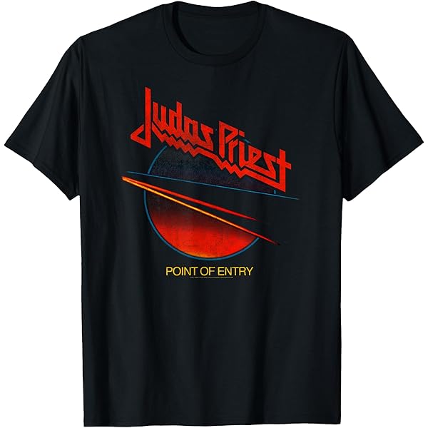 Amazon.com: Judas Priest – Invincible Shield Red T-Shirt