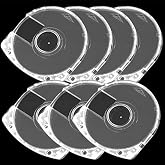 5 Pack UMD Replacement Case for Sony PSP 1000 2000 3000 Game Disc Shell | 7Mm Clear Acrylic Umd Disc Housing Shell Protective Replacement Accessory Shell Guards Psp Umd Discs Against Daily Scratches