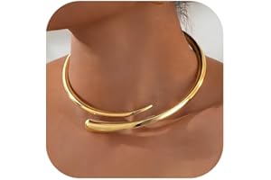 Choker Necklace for Women Summer Dresses Women Trendy 2026 Fashion Accessories Chunky Gold Necklace Jewelry Statement Cuff Ne
