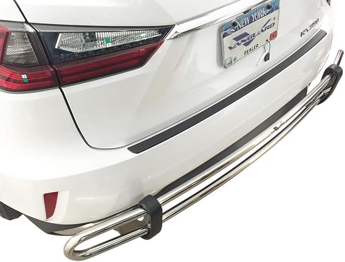 VANGUARD VGRBG01851122SS Multifit Rear Bumper Guard Stainless Steel Double Tube Style