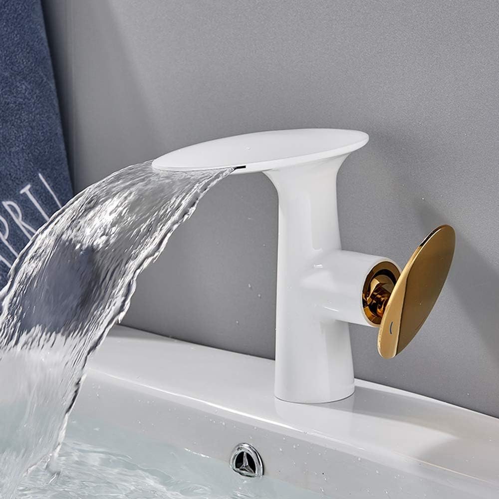 AUOENMYJ Grifo Grifo de lavabo de baño grifo monomando de lavabo grifo