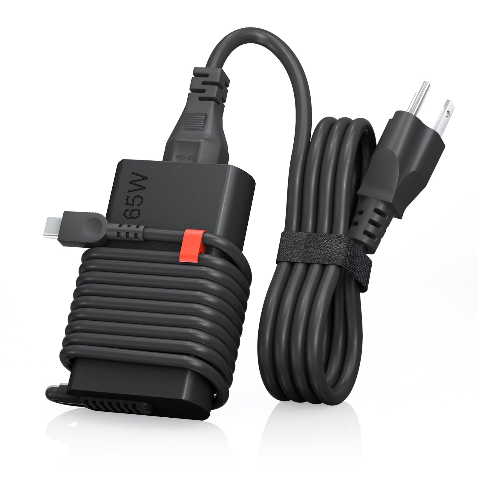Photo 1 of Dzytnsy New Slim 65W Type C Laptop Charger Compatible with Lenovo Yoga/Thinkpad/IdeaPad Chromebook Computer USB C Fast Power Adapter