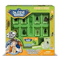 Uncle Milton Dr. Steve Hunters - Bugs World Collection - 10 Real Insects - Scientific Educational Toy