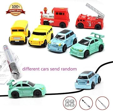 car follows pen line