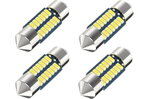 GIVEDOUA DE3175 Led Car Bulb 31mm 1.22in Led Festoon Bulb, DE3021 DE3022 DE3023 6428 6430 7065 Led Festoon Bulb, 6000k White 