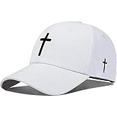 3D Embroidered Christian Hat for Men & Women, Jesus Faith Cross Hat, Religious Gifts for Christians Clothes