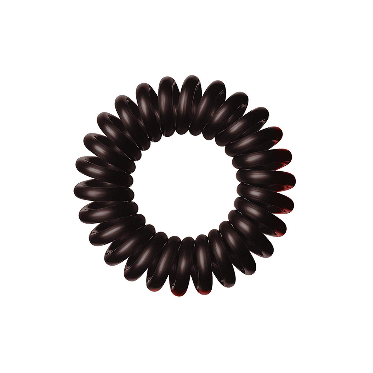 Kitsch Spiral Hair Ties, Coil Hair Ties, Phone Cord Hair Ties, Hair Coils - 8 Pcs, Brunette : Beauty
