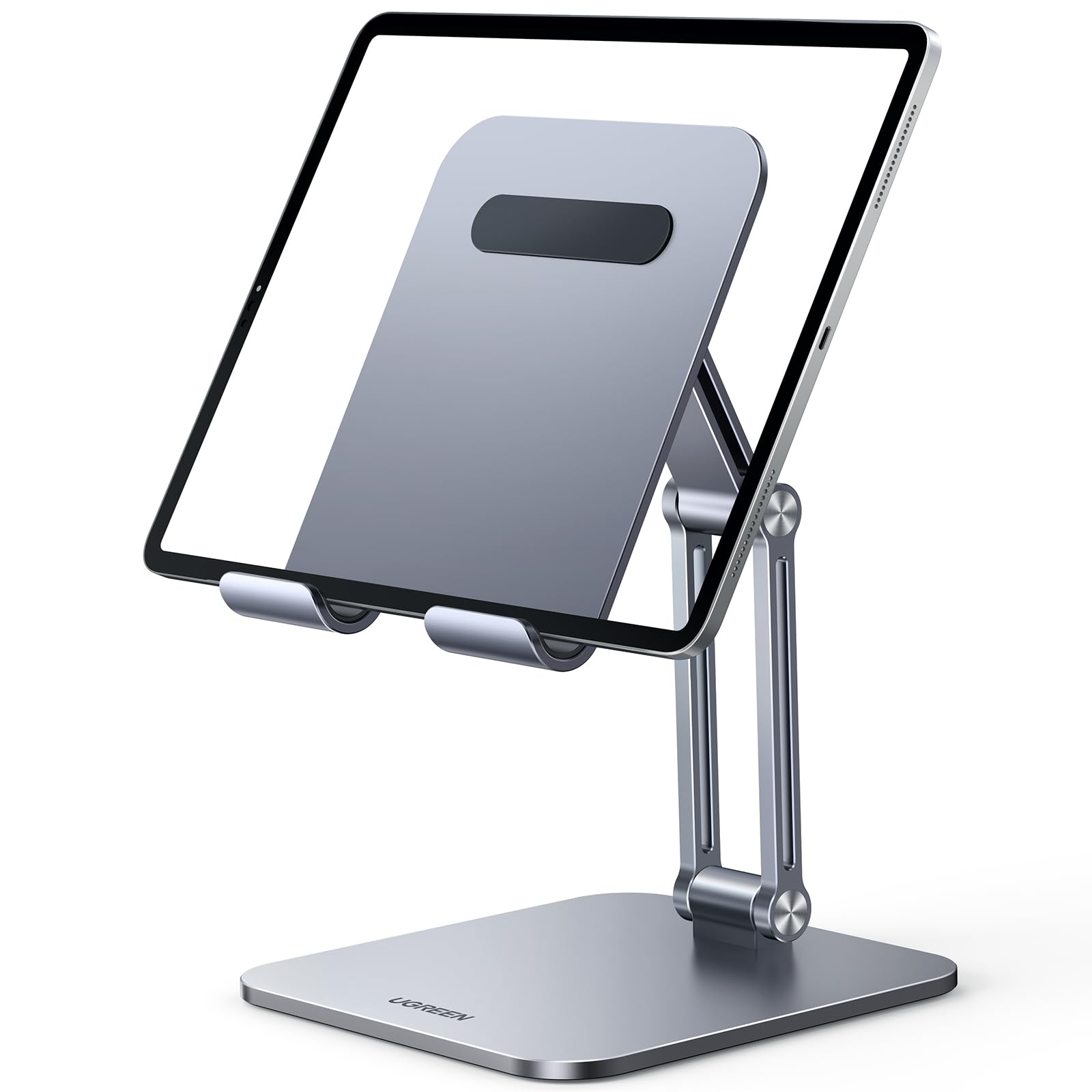UGREEN iPad Stand Tablet Holder Desk Accessory Adjustable Height Foldable Portable Travel Mount Compatible with iPad 10th 10.9/Pro 13 2024 12.9 11/Air/Mini 7,iPhone 16,Galaxy Tab A8 A9+ S9,Surface Go