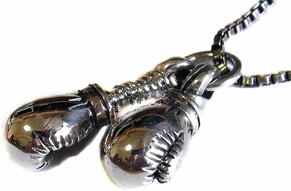 Amazon BOXING ボクシンググローブモチーフ ペンダントTOP シルバー925製 ジュエリー 通販