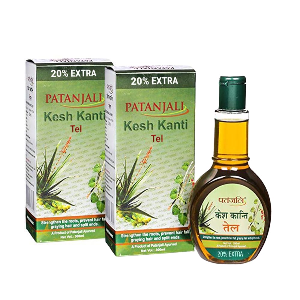 Patanjali Kesh Kanti Hair Oil 100 ml (Pack of 2)