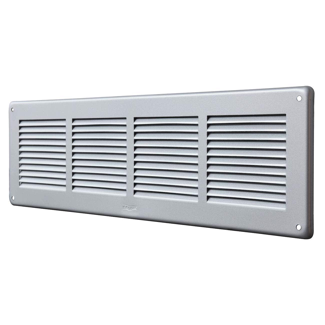 La Ventilazione GAL4014R Ventilation Grid Rectangular Aluminium Silver for Overlay with Insect Net Dimensions 440 x 240 mm