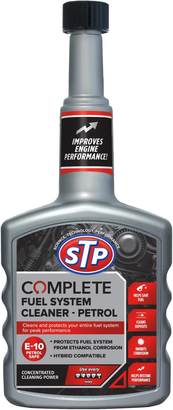 STP ST50400EN Complete Petrol Fuel System Cleaner 400 ml