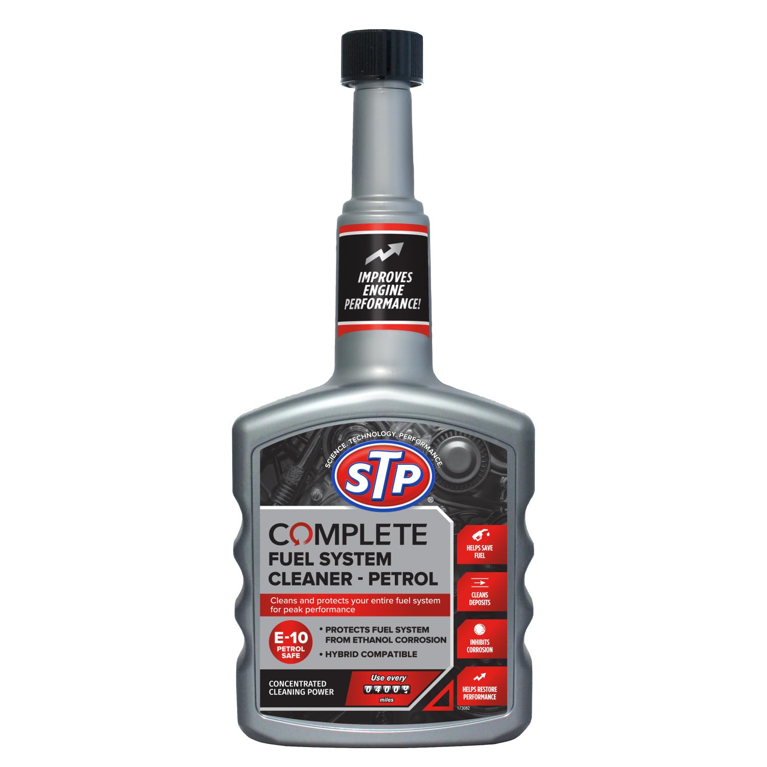 STP GST50400EN ST50400EN Complete Petrol Fuel System Cleanner, 400 ml