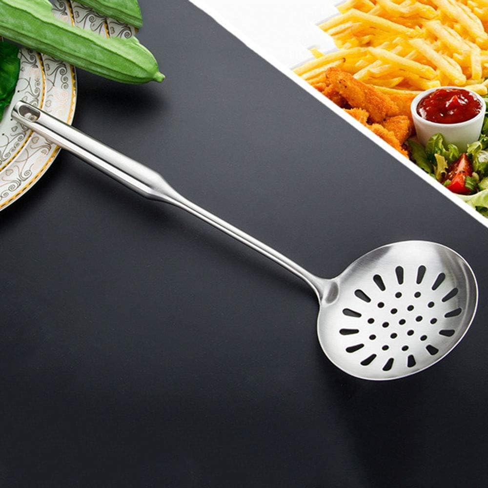 Stainless Steel Cooking Utensil Set - 7 Pcs Cooking Utensils,Non-rusting and Non-deforming Metal Kitchenware.: Kitchen & Dining