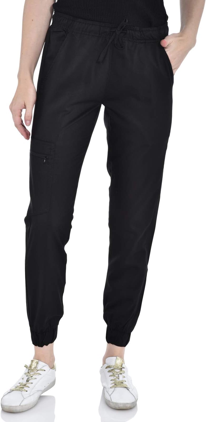 Marilyn Monroe Stretch Jogger Scrubs Pants with Zipper Side Pocket, Available in 13 Colors from XS-2X