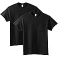 Gildan Unisex Adult Ultra Cotton T-Shirt with Pocket, Style G2300, 2-Pack