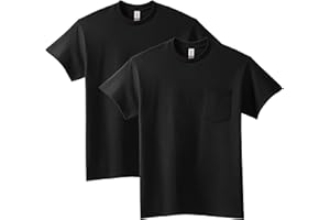 Gildan Adult Ultra Cotton T-Shirt with Pocket, Style G2300, 2-Pack