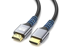 looyotul 8k Hdmi Cable 6.6ft Ultra High Speed HDMI 2.1 Cable 4K@120Hz 8K@60Hz 48gbps Gold Plated Connector 3D ARC Ethernet HDMI Cord for HDTV Monitor Laptop Roku TV Xbox PS4/PS5(Silvery) ﻿