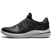 Skechers Men's Delson 3.0 Ezra Sneaker | Casual, Air-Cooled Memory Foam, Goga Mat Arch, Classic Fit, Slip-On