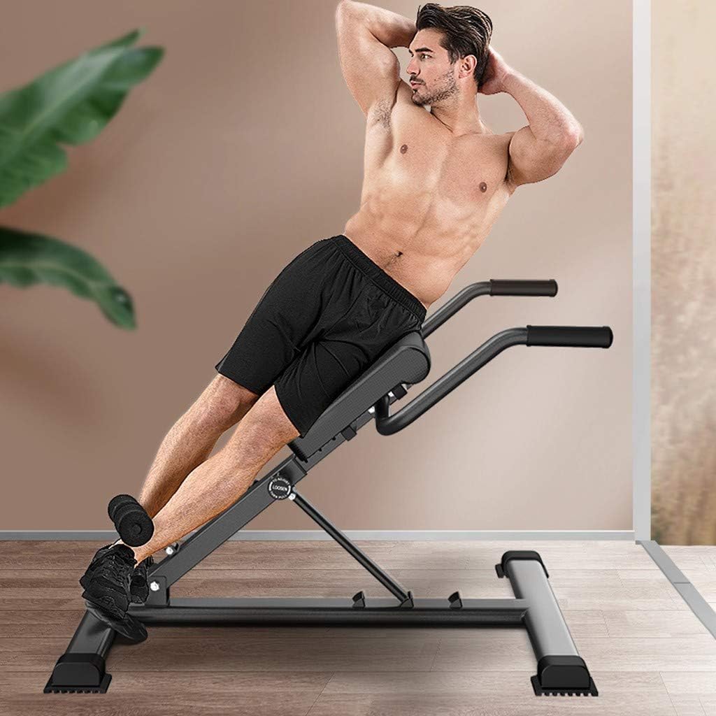 thumbnail image 2 of Roman Chair Back Extension Bench - Adjustable Hyperextension Machine For Home Gym, Supports Up To 250lbs 2 of 12