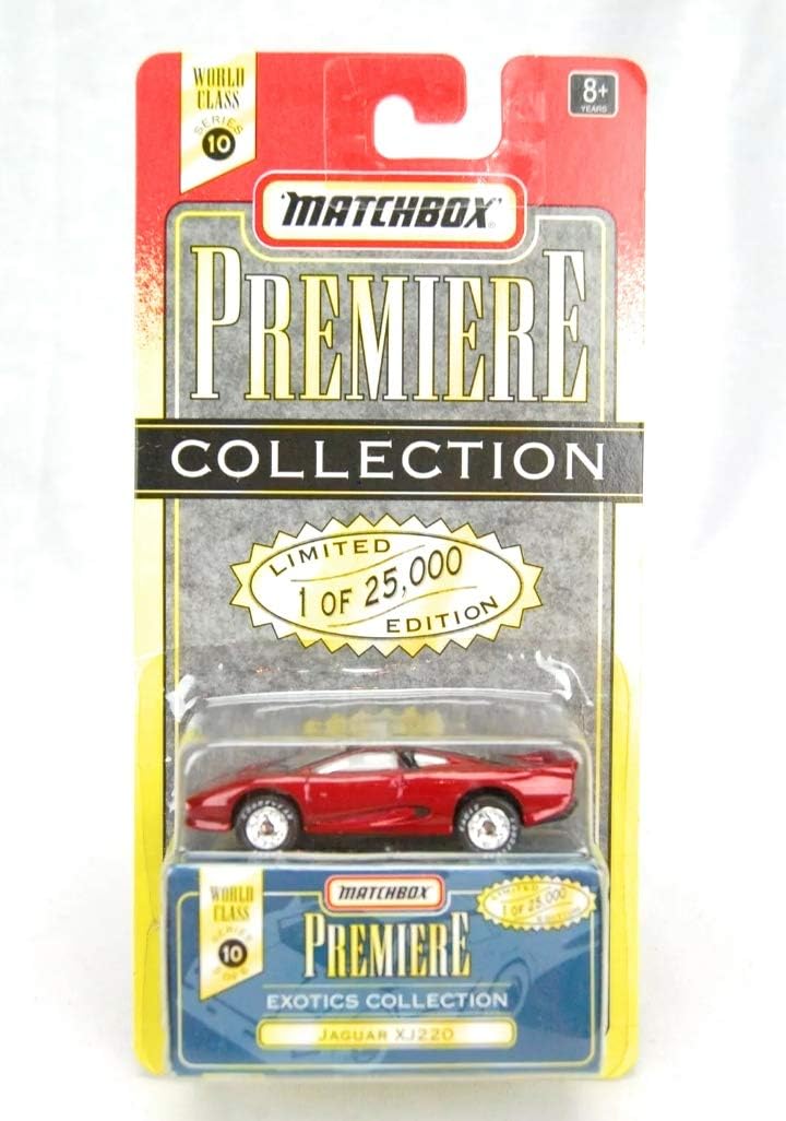 MATCHBOX PREMIERE EXOTICS COLLECTION - JAGUAR XJ220 WORLD CLASS 10 SERIES-5 OF 6-LIMITED EDITION 1 OF 25,000