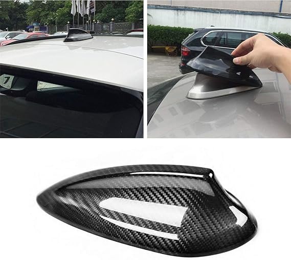 XMSM Carbon Fiber Car Shark Fin Aerial Car Antenna Cover For BMW F22