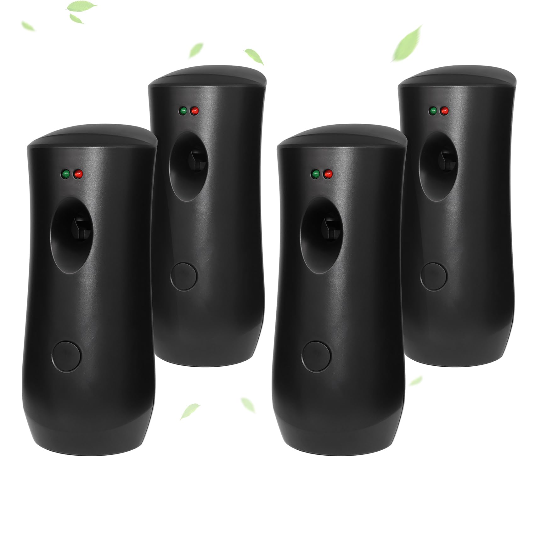 Photo 1 of (4-Pack) Automatic Fragrance Dispenser,Automatic Air Freshener Spray Dispenser,Free Standing or Wall Mounted for Home, Indoor, Bathrooms, Offices, Hotels and Commercial Places (Black)