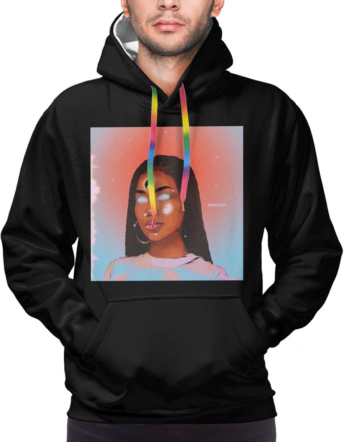 Jhene Aiko Man Hoodie Pullover Long Sleeve Sweatshirt Fit Hoody Winter