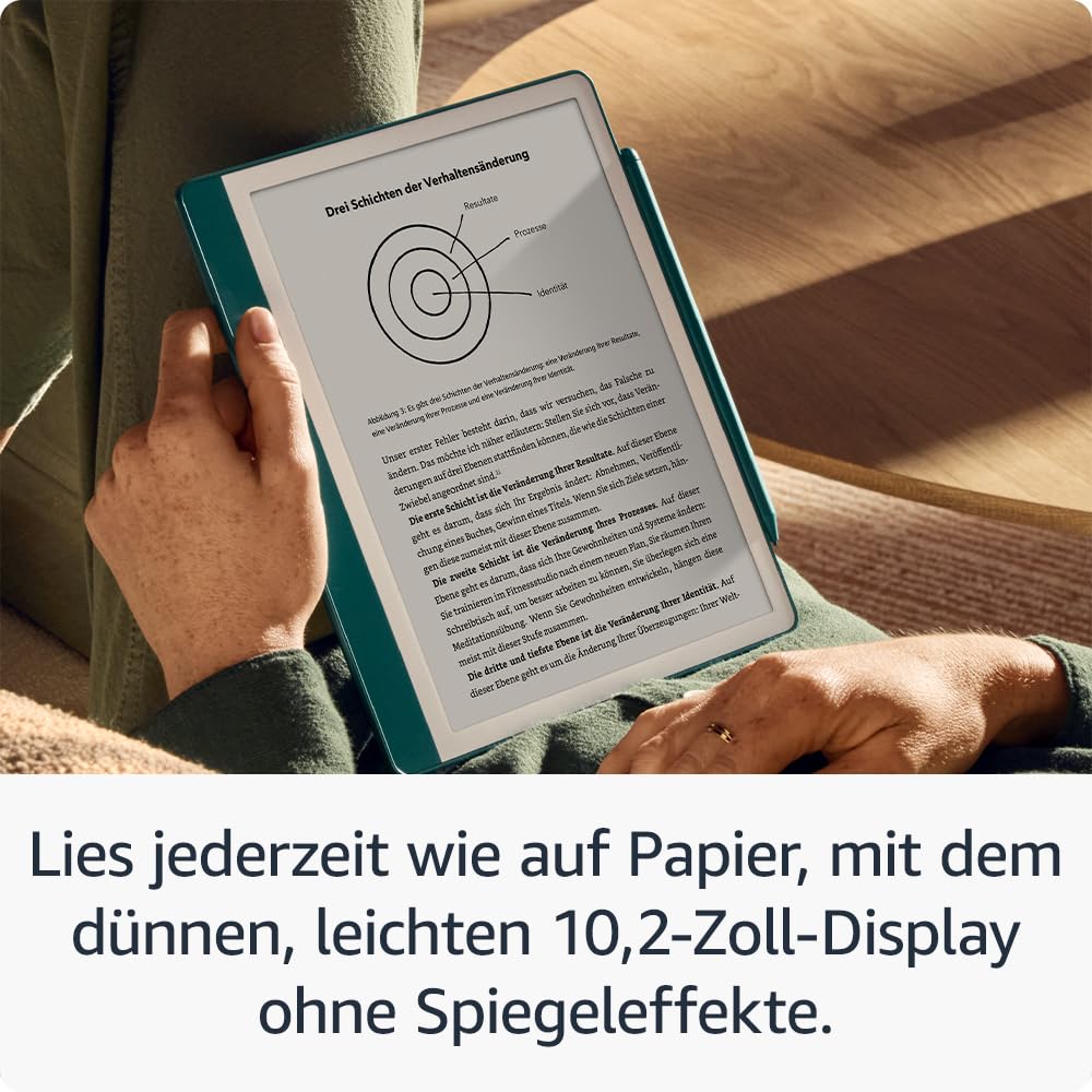 Kindle Scribe (2024 Release) 32 GB, ein Amazon Plant Based Cover und ein Amazon Powerfast 9W Netzteil 5