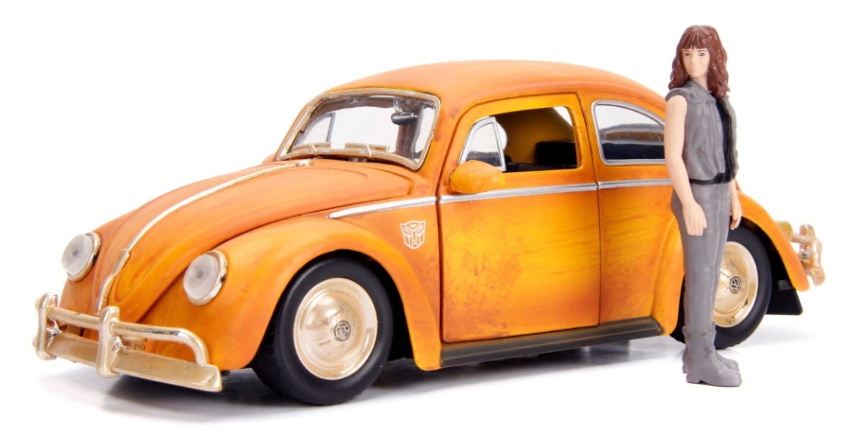 Jada 30114 1:24 Bumblebee VW Beetle with Diecast Charlie Figure