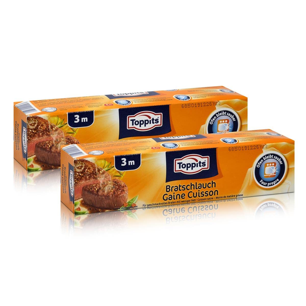 2 x Toppits aroma roast hose 3 m - is oven clean