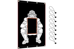 Batting Cage Backstop Baseball Batting Cage Target Cloth - Heavy Duty Oxford Weather Resistant Backdrop, 48x72in Softball Pit