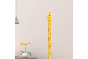 1pcs Cartoon Giraffe Measuring Height Vision Wall Sticker Room Decor