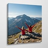 StickerdWall Personalised Canvas Photo Frame 31x21cm 12x8in A1 A4 view 7