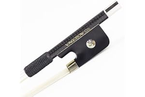 Diamond Carbon Fiber Cello Bow 4/4 Size VINGOBOW 130C Concert Level Parisian Eyes Ebony Frog Well Balanced Sweet Sound Qualit