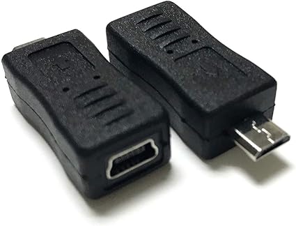 Amazon Co Jp Agg 2個セット Mini Usb から Micro Usb 変換アダプタ 接続 ミニusb メス マイクロusb オス A34st 家電 カメラ