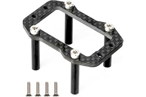 MOSHNOLY Carbon Fiber Servo Mount Steering for Arrma 6S 1/8 Kraton/Notorious/Outcast/Talion/Typhon 1/7 Fireteam BLX Aluminum RC Upgrade Set Part, Carbon Fiber Hops Up Parts #ARA320574#AR320430