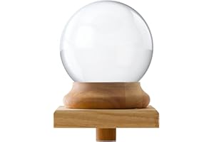 Amlong Crystal Newel Post Cap Finial - Crystal Ball 150mm (6 inch) Diameter