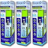 CLEAR2O RV &amp; Marine Inline Water Filter (CRV2006-3) &ndash; 1 Micron Solid Carbon Block &ndash; Premium Drinking Water Filtration for RVs, Boats, Campers &ndash; Reduces Chlorine, Lead, Taste &amp; Odor