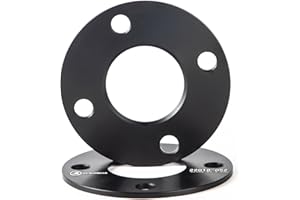 VLAOSCHI Black Forged 4x100 Hubcentric Wheel Spacers 3mm with 56.1mm Center Bore Compatible with Acura-Honda-Mini-Mitsubishi 4 Lug - Pack of 2