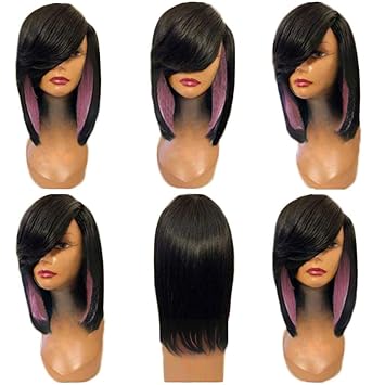 Amazon Com Ylwig 14 Bob Wig For Women Girls Highlight Short