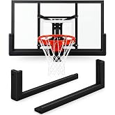 Pushglossy Universal Basketball Backboard Padding, Indoor Hoop Pad | UV Resistant Outdoor, Shock Absorption for Basketball Systems Safety Home Court Blocking Replacement Accessories