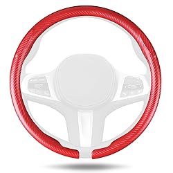 Aimato Car Steering Wheel Cover Carbon