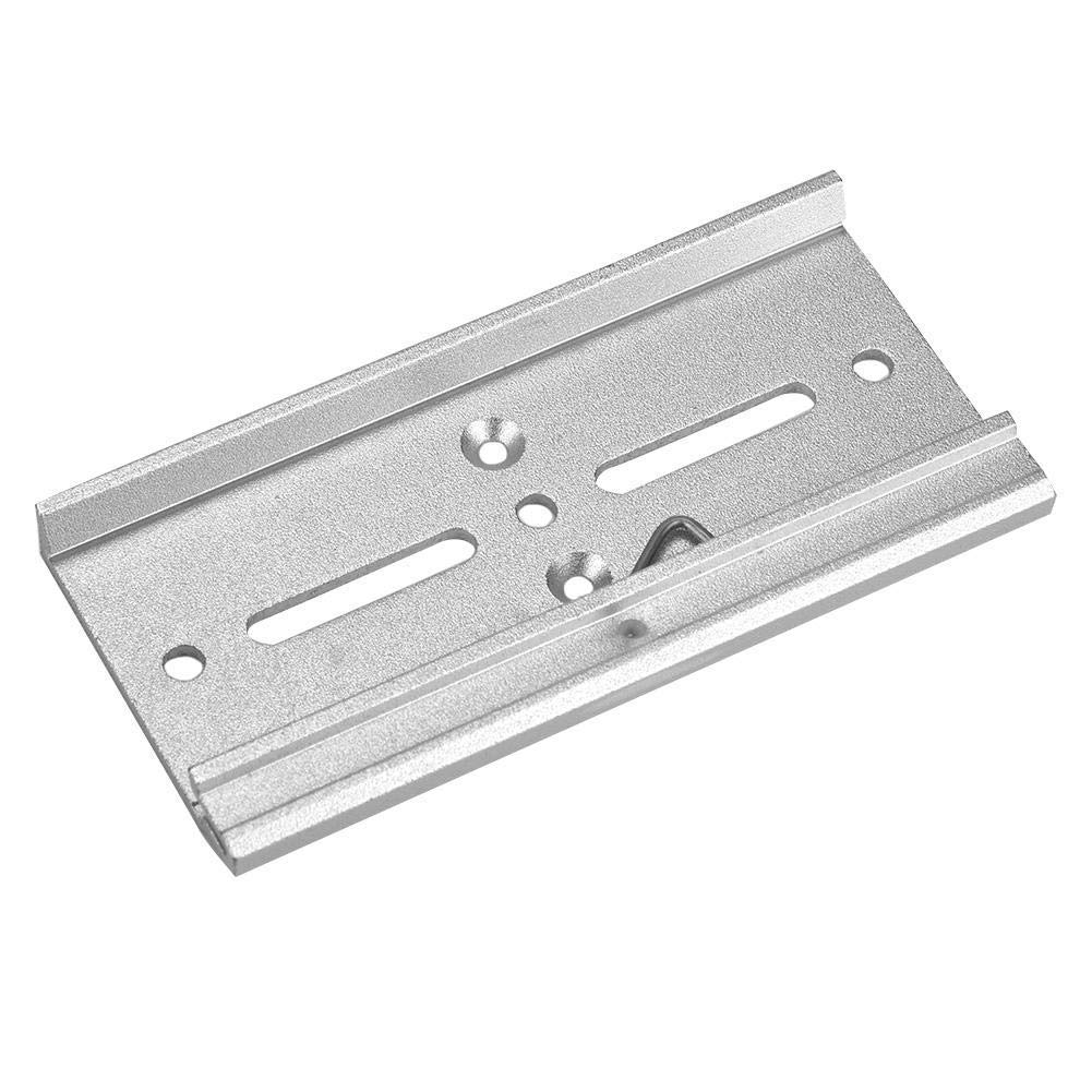 35mm Aluminum Din Rail Fixed Screw Clamp Fastener Clip for Relay Mounting Bracket(#8)