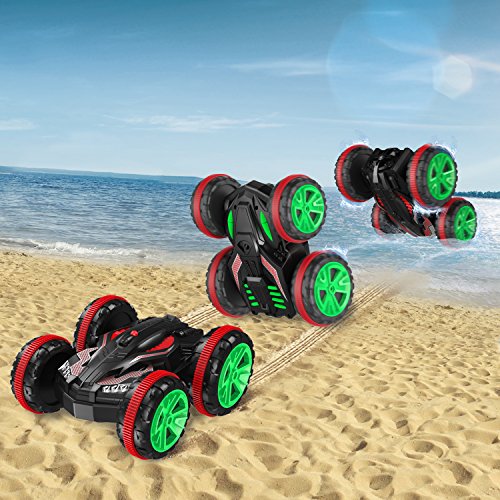 Coche Todoterreno Coche radiocontrol double cara y de 360 grados y Voltea suelo...